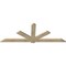 Ekena Millwork Kennewick Rough Sawn Timber Gable Bracket, Douglas Fir, 96"W x 36"H x 2"D x 6"F, 9/12 Pitch GBW096X36X0206KEN00RDF - alternate 5